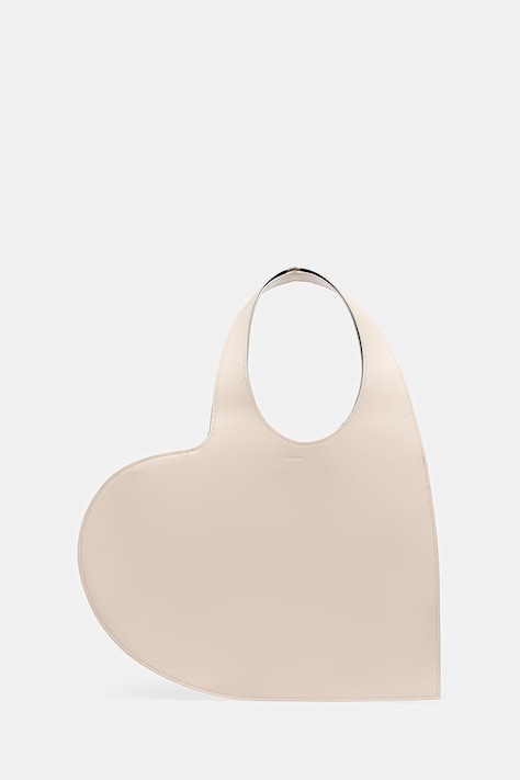 Coperni torebka skórzana Heart kolor beżowy COPBA14F6045