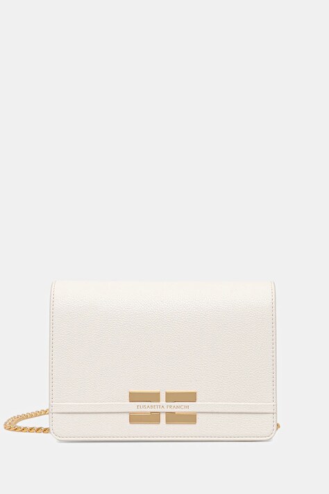Elisabetta Franchi torebka kolor beżowy BS39A61E2