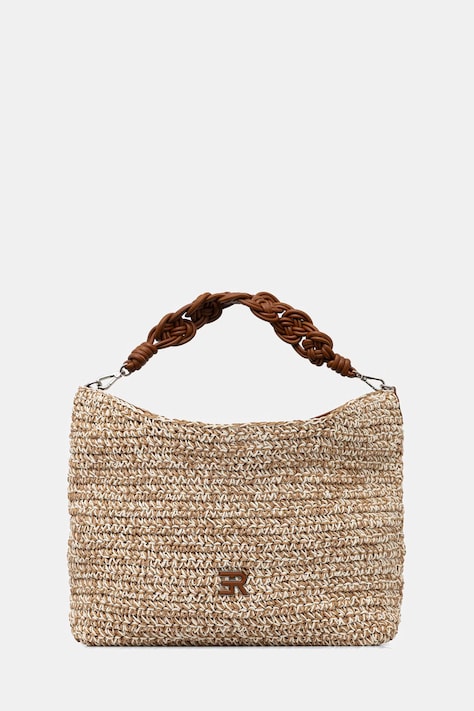 ERMANNO Firenze torebka shopper damska beżowa 12402085