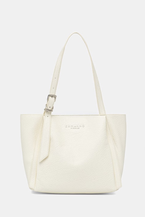 ERMANNO Firenze geantă shopper de damă cu imitație de piele bej 12402112