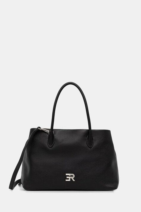 ERMANNO Firenze torebka damska skórzana czarna 12402189