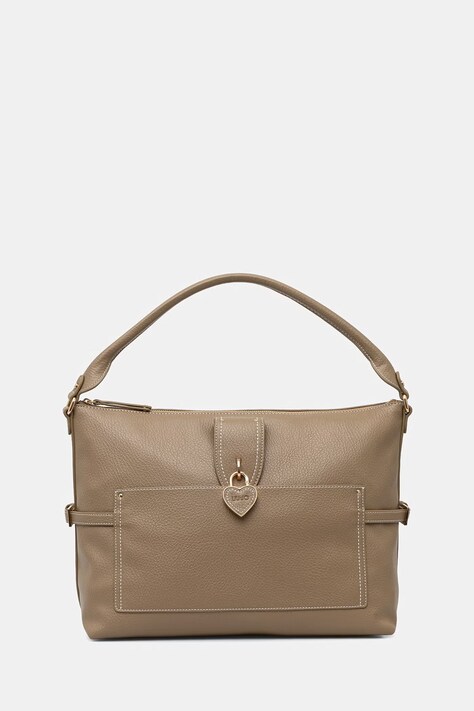 Liu Jo torebka shopper damska z imitacji skóry zielona AA6060 E1109