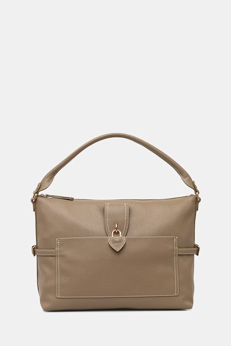 Liu Jo torebka shopper damska z imitacji skóry zielona AA6060 E1109