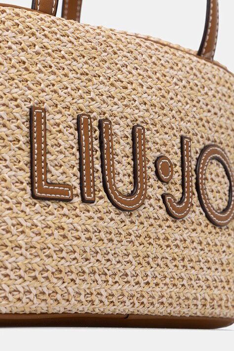 Liu Jo torebka crossbody damska z imitacji skóry beżowa AA6113 T383A