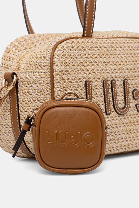 Liu Jo torebka crossbody damska z imitacji skóry beżowa AA6113 T383A