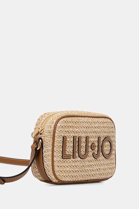 Liu Jo torebka crossbody damska z imitacji skóry beżowa AA6114 T383A