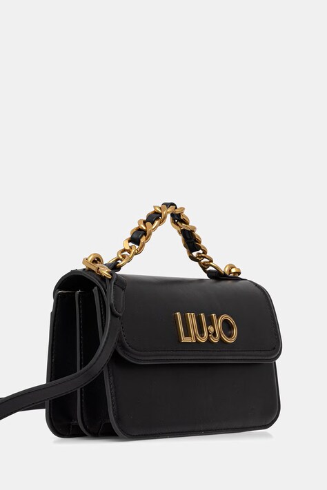 Liu Jo torebka crossbody damska z imitacji skóry czarna AA6121 E0958