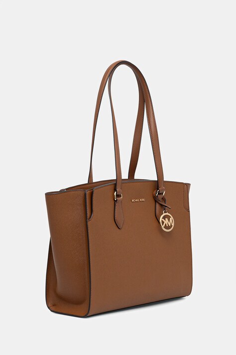 MICHAEL Michael Kors torebka skórzana kolor brązowy 30R6GQ6T7L