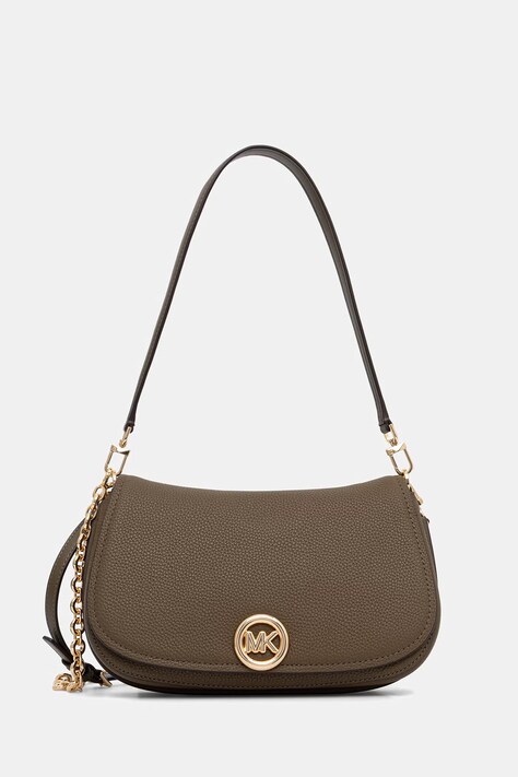 MICHAEL Michael Kors torebka crossbody damska skórzana zielona 30R6GY5S2L