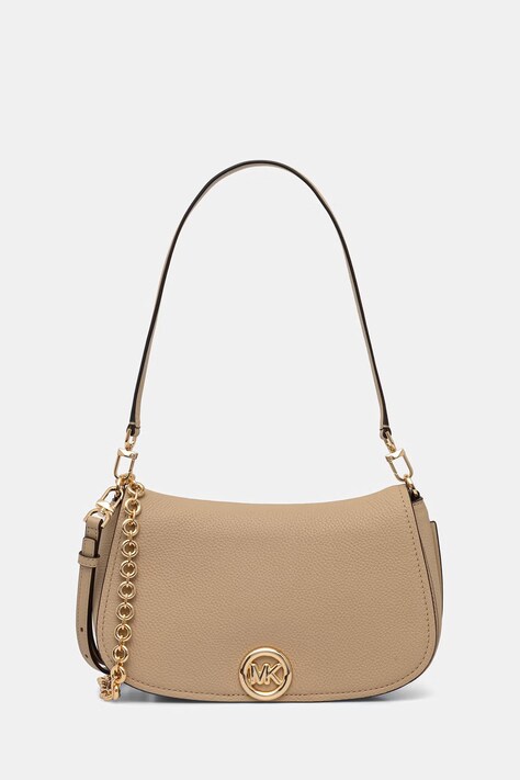 MICHAEL Michael Kors torebka crossbody damska skórzana beżowa 30R6GY5S2L