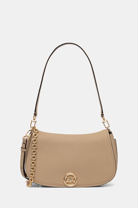MICHAEL Michael Kors чанта crossbody дамска от кожа бежова 30R6GY5S2L