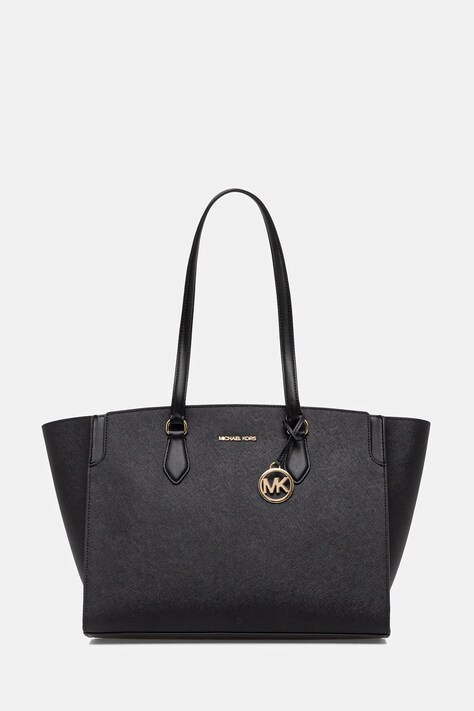 MICHAEL Michael Kors torebka skórzana kolor czarny 32R6SYTC6L