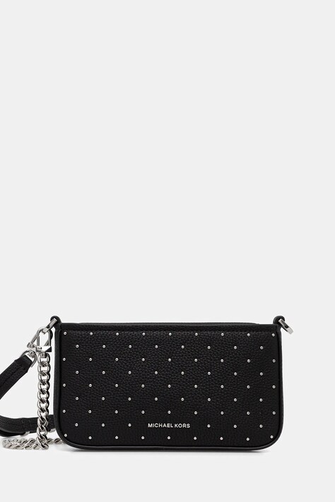 MICHAEL Michael Kors torebka skórzana kolor czarny 32R6SYTU1L