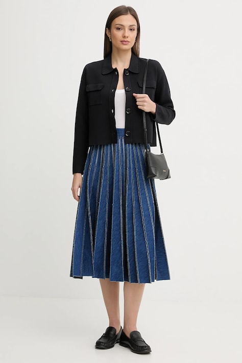 MICHAEL Michael Kors torebka skórzana kolor czarny 32R6G1WC1V