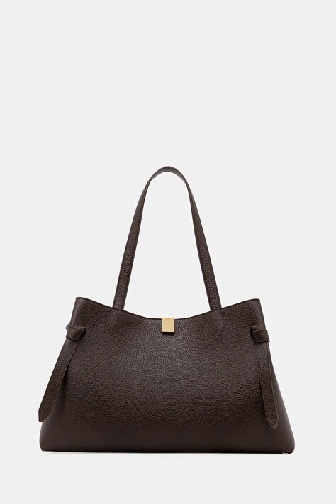 Yuzefi torebka skórzana GYOZA TOTE kolor brązowy YUZPF25-HB-GZT-L038