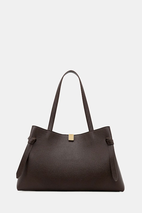 Yuzefi torebka skórzana GYOZA TOTE kolor brązowy YUZPF25-HB-GZT-L038