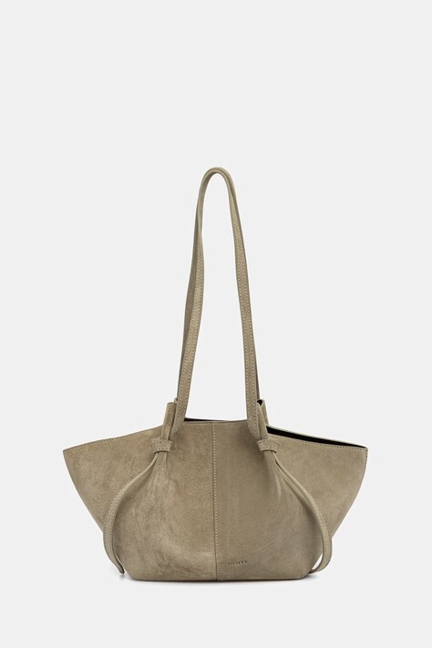 Yuzefi torebka damska zamszowa MOCHI zielona YUZRS26-HB-MO-S025