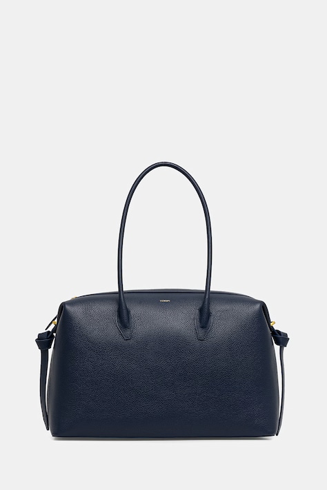 Yuzefi torebka shopper damska skórzana LARGE BRIOCHE DUFFLE granatowa YUZSS26-HB-LBD-L063