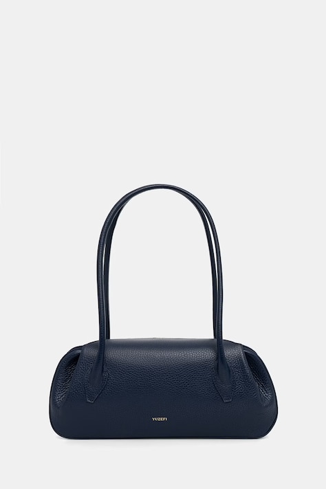 Yuzefi torebka bagietka damska skórzana OYSTER SHOULDER BAG granatowa YUZSS26-HB-OYSB-L063