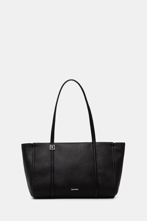Calvin Klein kabelka typu shopper dámska z imitácie kože čierna LV04F3424G