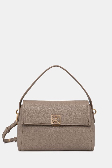 Calvin Klein crossbody kabelka dámska z imitácie kože béžová LV04F3425G