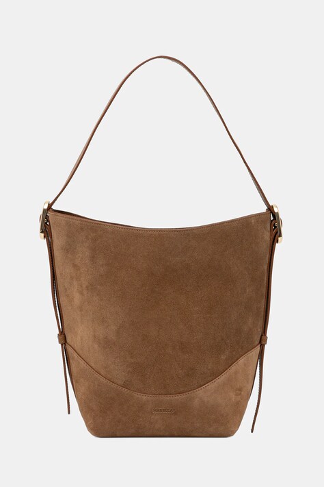 Marella torebka zamszowa MLAZEBRA kolor brązowy 2613513076200