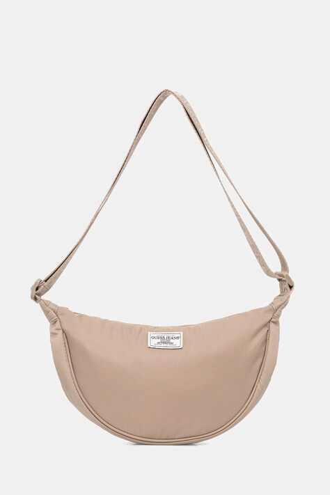 Guess Jeans geantă culoarea bej, W6RZ16 WK512
