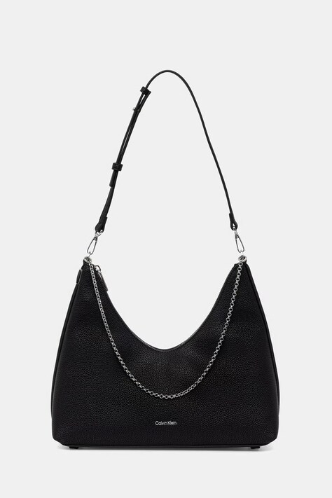 Calvin Klein Klasična torbica ženska iz umetnega usnja črna LV04F3495G