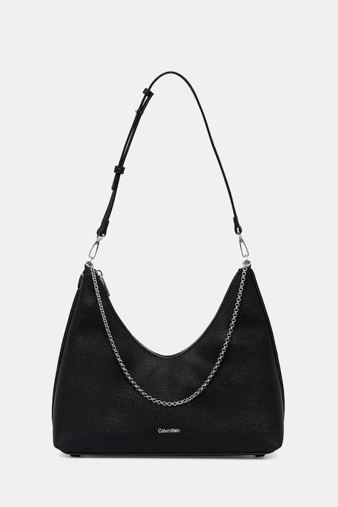 Calvin Klein Klasična torbica ženska iz umetnega usnja črna LV04F3495G