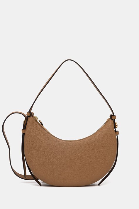 Tory Burch torebka skórzana Romy kolor brązowy 178677