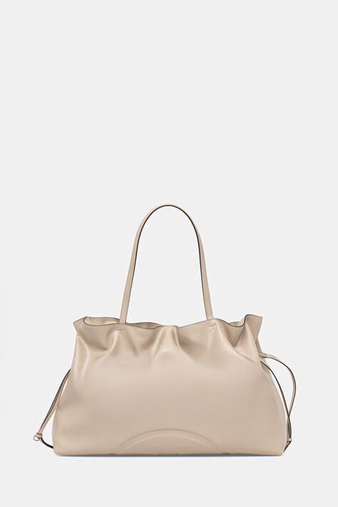 Tory Burch torebka Ella kolor beżowy 178767