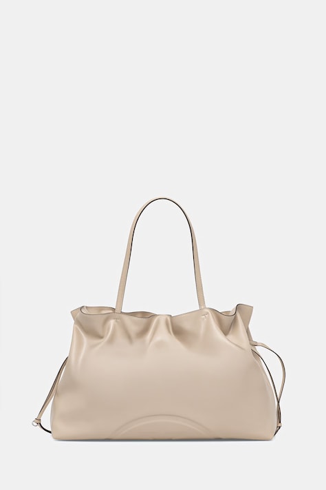 Tory Burch torebka Ella kolor beżowy 178767