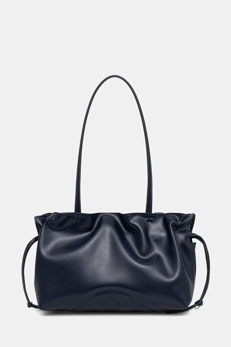 Tory Burch torebka tote damska z imitacji skóry Ella granatowa 178768