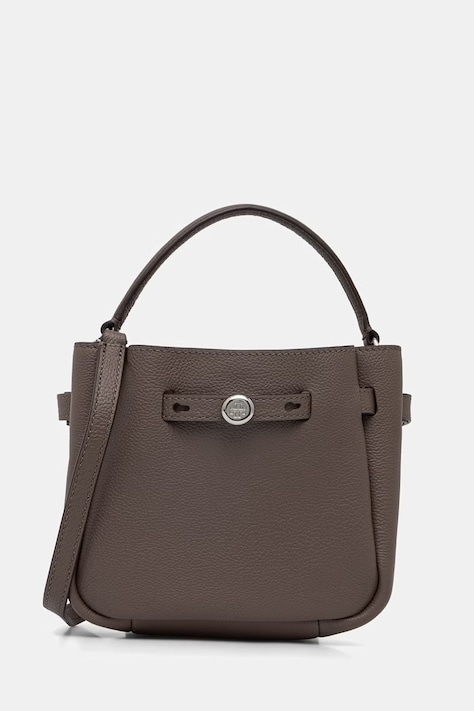 Tory Burch torebka crossbody damska skórzana Romy brązowa 179988