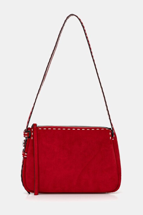 Tory Burch torebka skórzana Romy kolor czerwony 183222