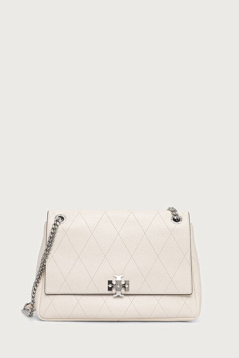 Tory Burch crossbody kabelka dámská kožená Charlie béžová 185828