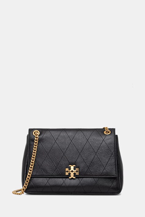 Tory Burch torebka crossbody damska skórzana Charlie czarna 185828