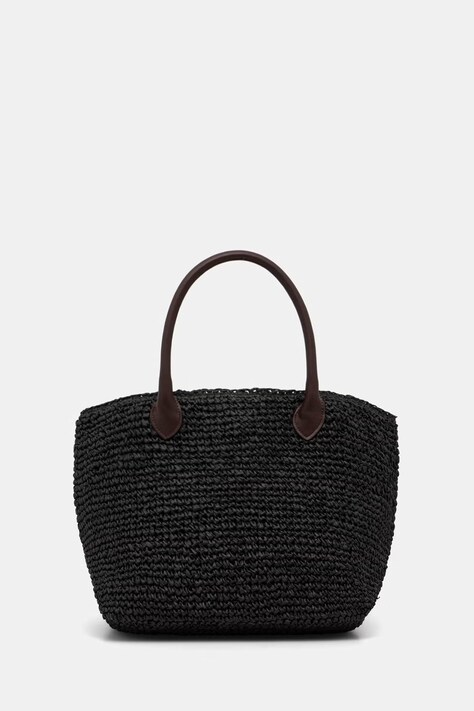 Marella пляжная сумка для женщин из искусственной кожи Emme by Marella чёрная 2615511032200