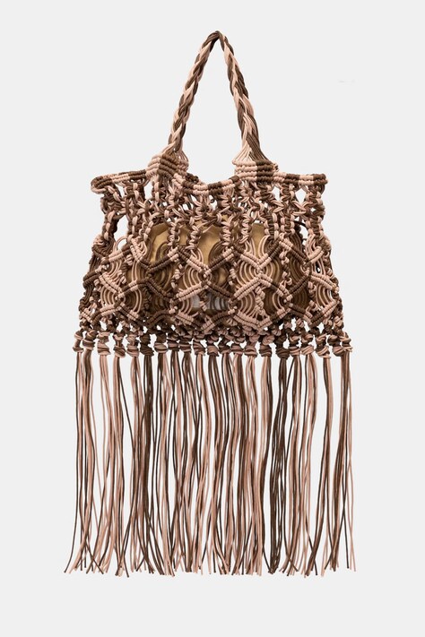 iBlues пляжна сумка жіноча бавовняна PINNE рожева 2617511012200