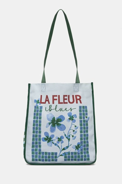 iBlues сумка-шопер жіноча бавовняна LIMONE блакитна 2617511032200