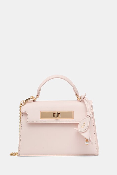Aldo torebka damska z imitacji skóry LEORA różowa 14337071