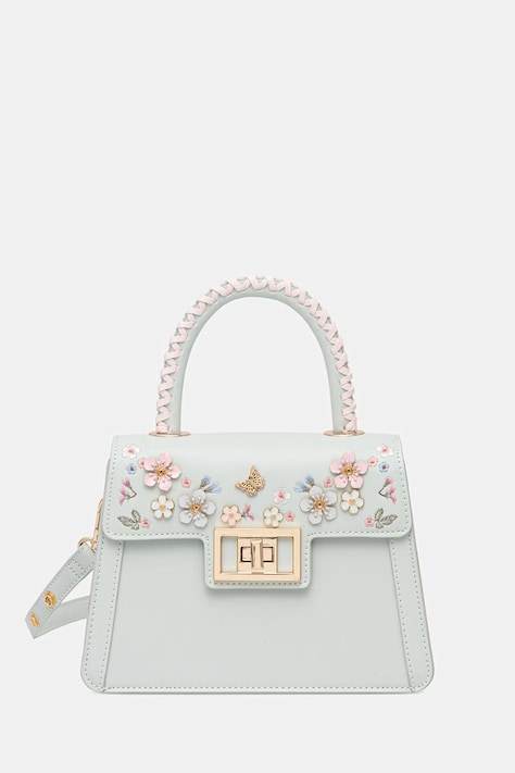 Aldo torebka crossbody damska FLOWERGIRL turkusowa 14336811