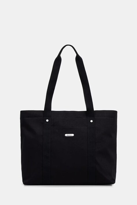 Barbour torebka tote damska bawełniana Olivia czarna LBA0371