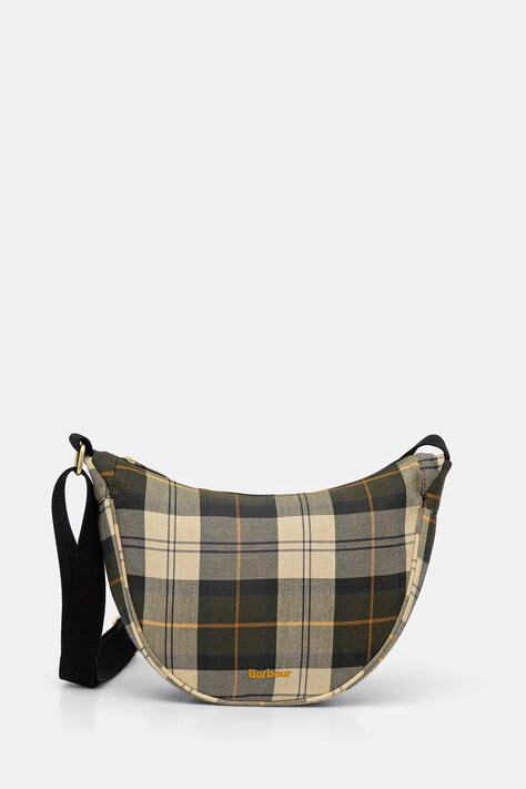 Barbour torebka crossbody damska bawełniana Mia zielona LBA0521
