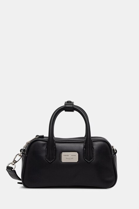 Emporio Armani torebka skórzana kolor czarny EW003825 AF18673