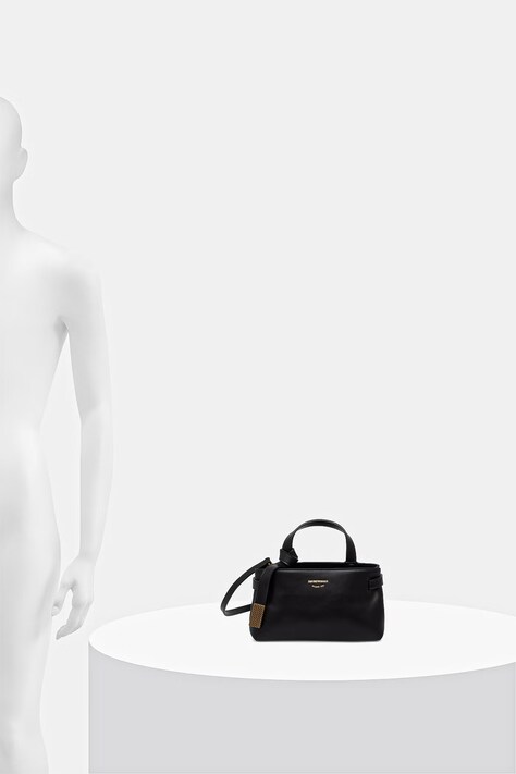 Шкіряна сумочка Emporio Armani — SS26-TOD1IE, чорний — фото 5