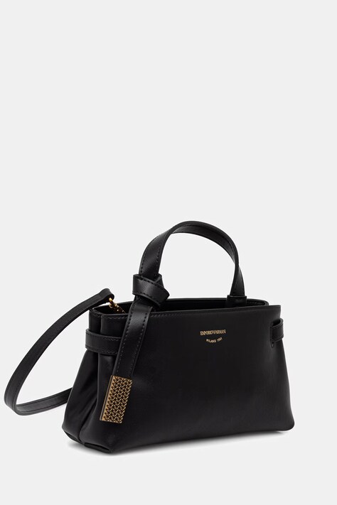 Шкіряна сумочка Emporio Armani — SS26-TOD1IE, чорний — фото 2