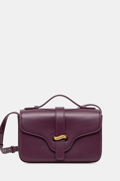 Emporio Armani Torebka crossbody damska skórzana fioletowa EW004419 AF25356