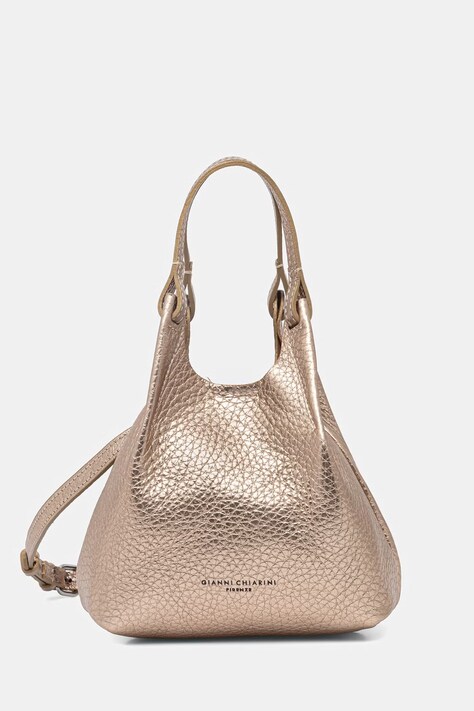 Δερμάτινη τσάντα Gianni Chiarini DUA χρώμα: χρυσαφί, BS 9718 RNGDBL T.U