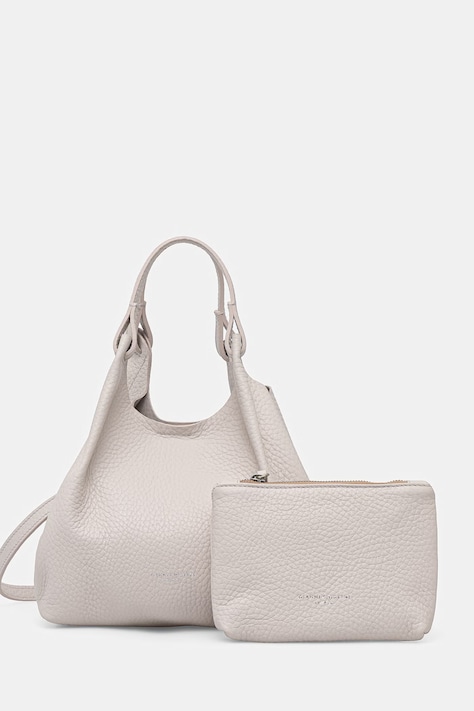 Gianni Chiarini torebka crossbody damska skórzana DUA beżowa BS 9719 RNGDBL T.U.